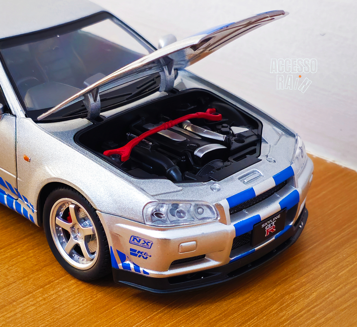 Nissan Skyline GT-R R34 Fast & Furious Diecast 1:24