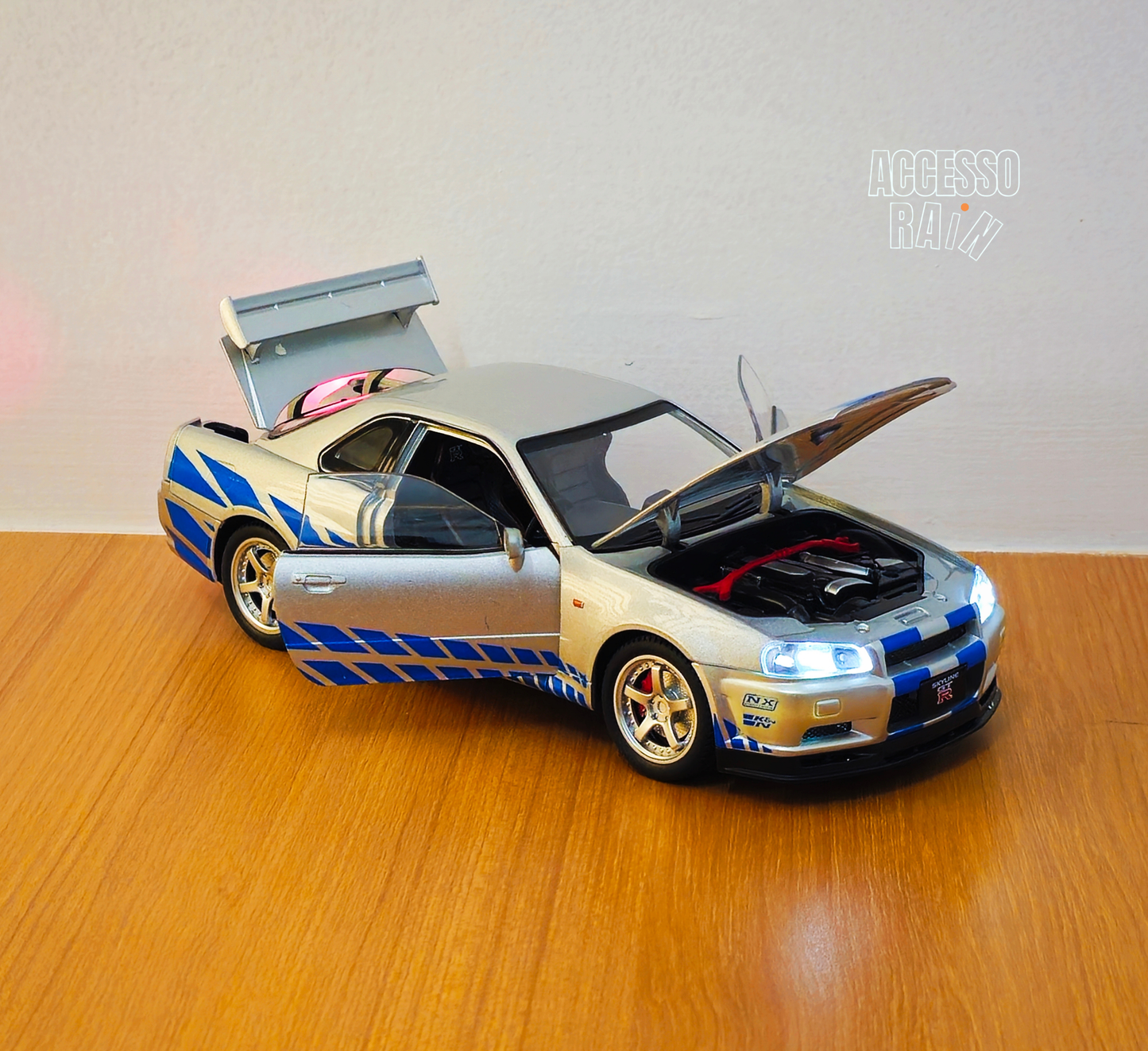 Nissan Skyline GT-R R34 Fast & Furious Diecast 1:24