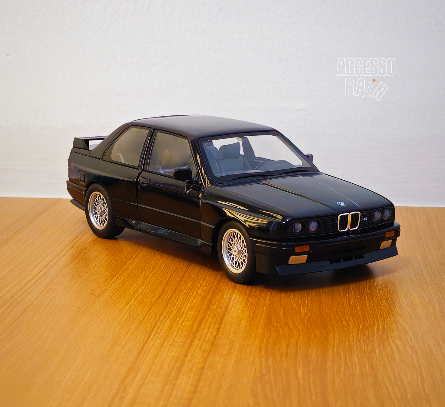 BMW M3 E30 Black Diecast 1:24