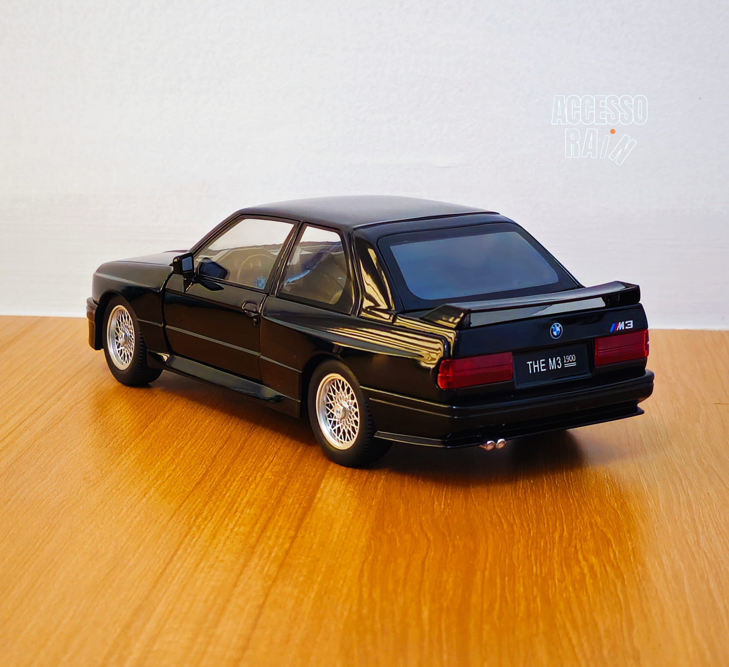 BMW M3 E30 Black Diecast 1:24