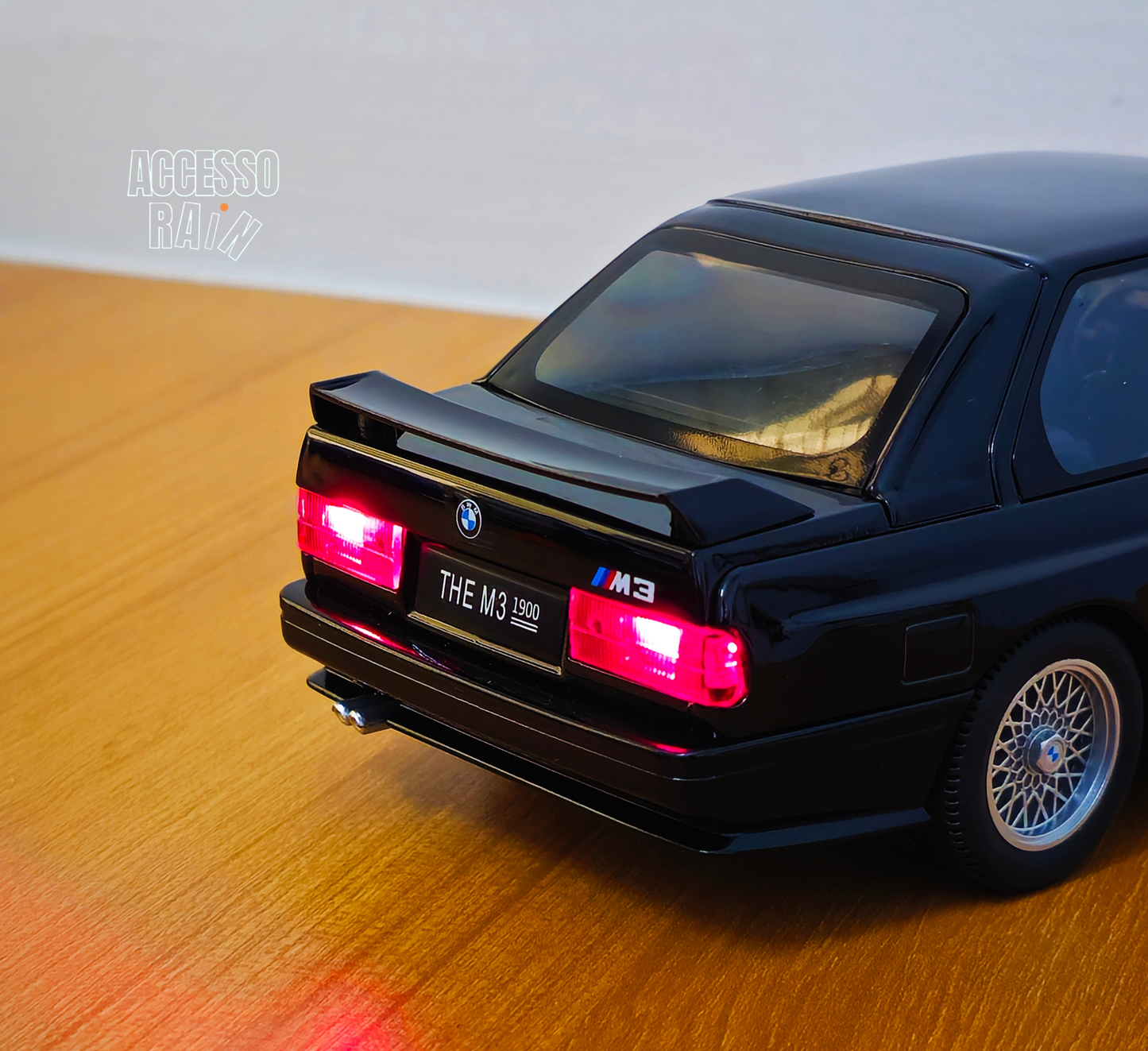 BMW M3 E30 Black Diecast 1:24