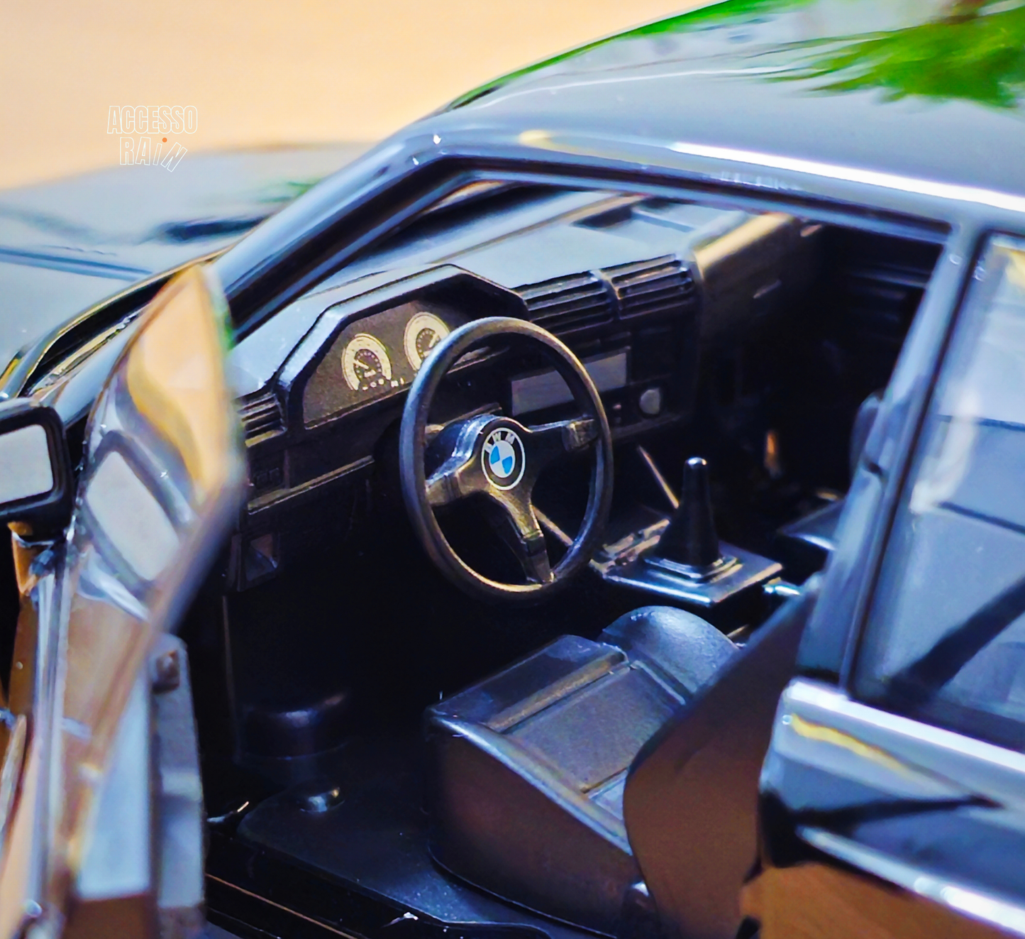 BMW M3 E30 Black Diecast 1:24