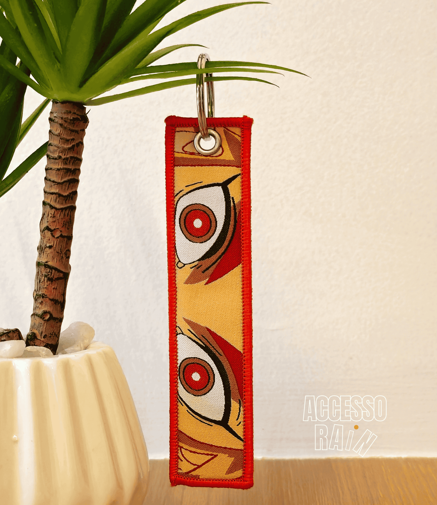 Rengoku (Type 2) Flip Side Anime Embroidered Keychain (15 cm)