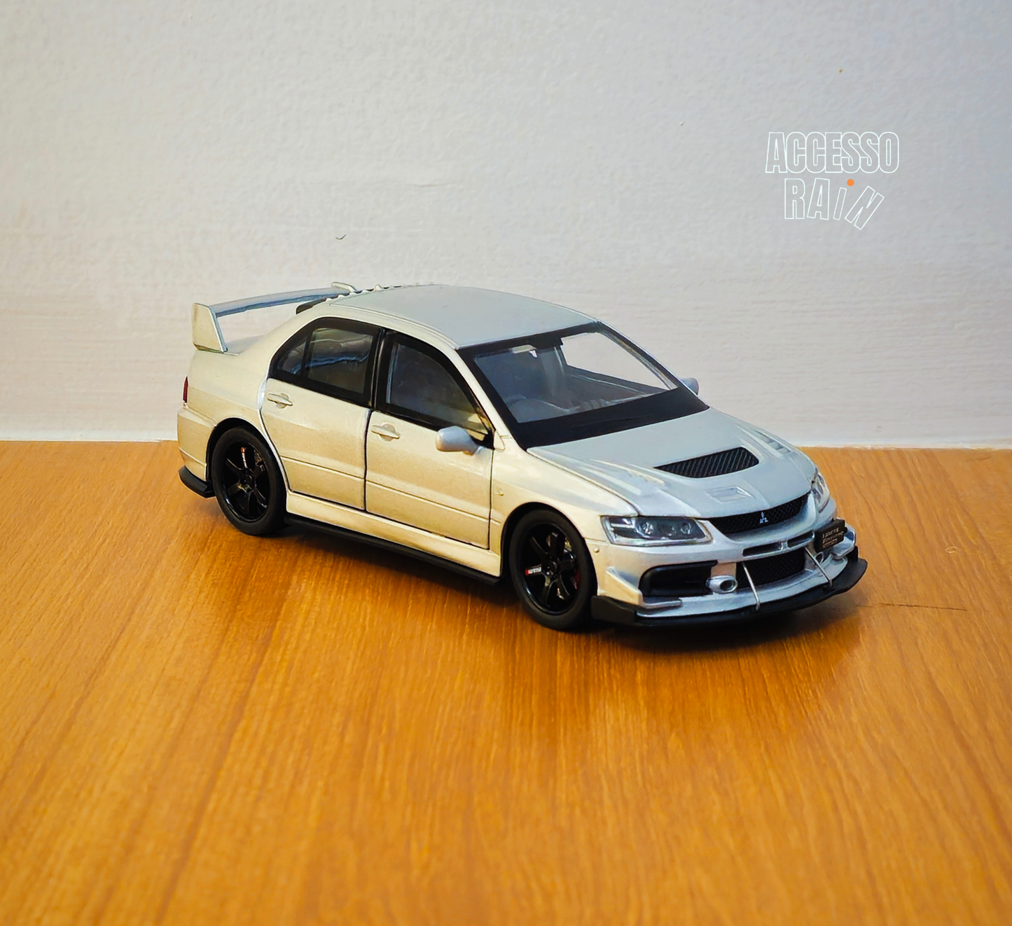 Mitsubishi Lancer Evolution Gray Diecast 1:32