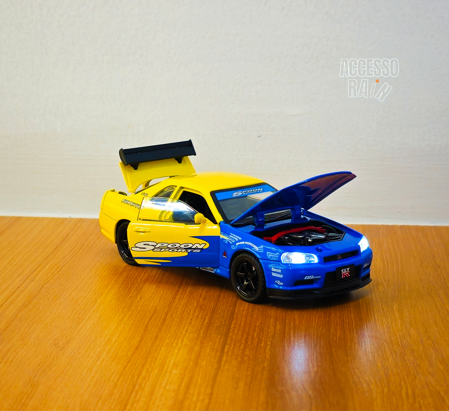 Nissan Skyline GT-R R34 Spoon Sports Diecast 1:32