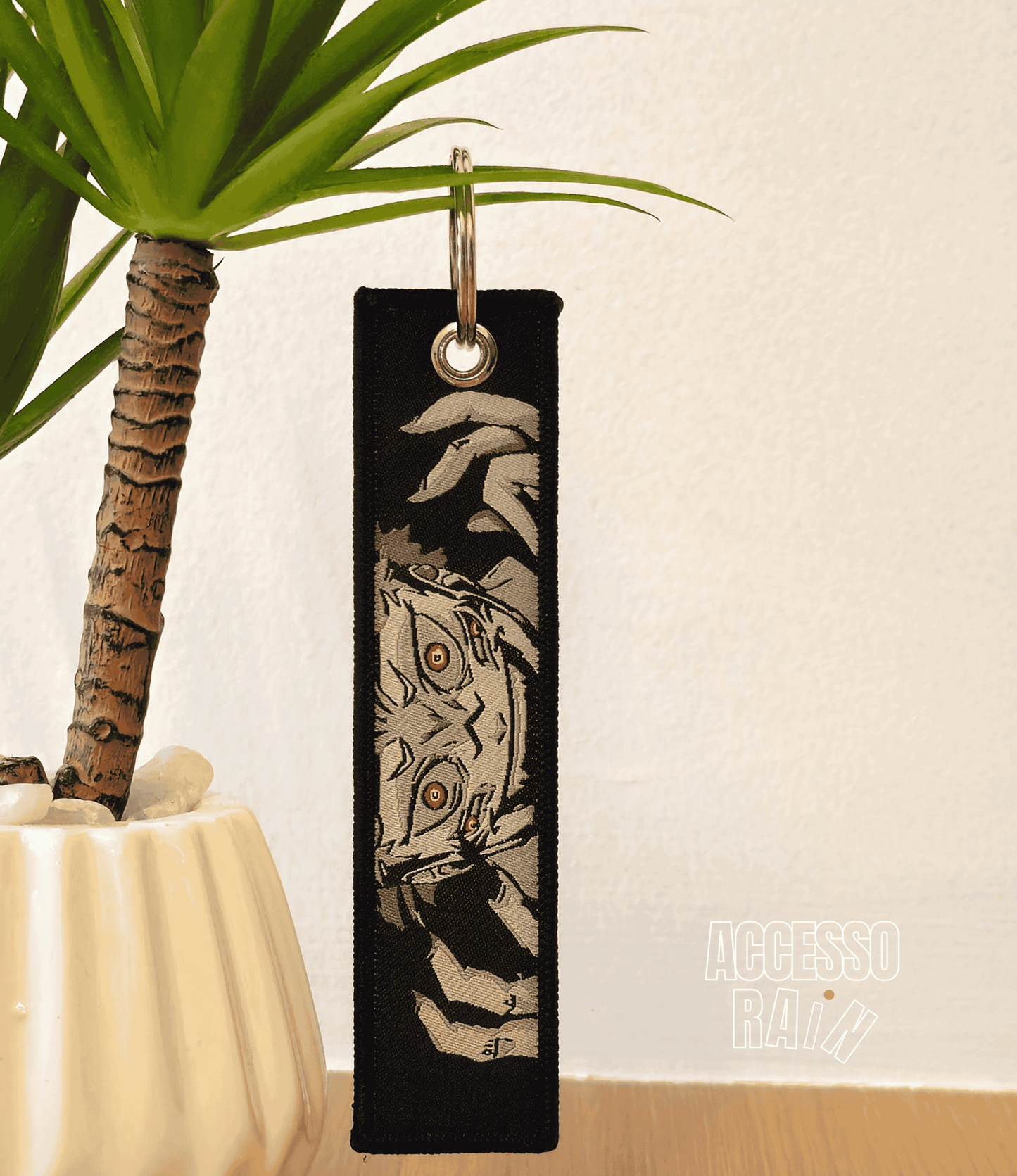 Yuji Itadori Flip Side Anime Embroidered Keychain (15 cm)