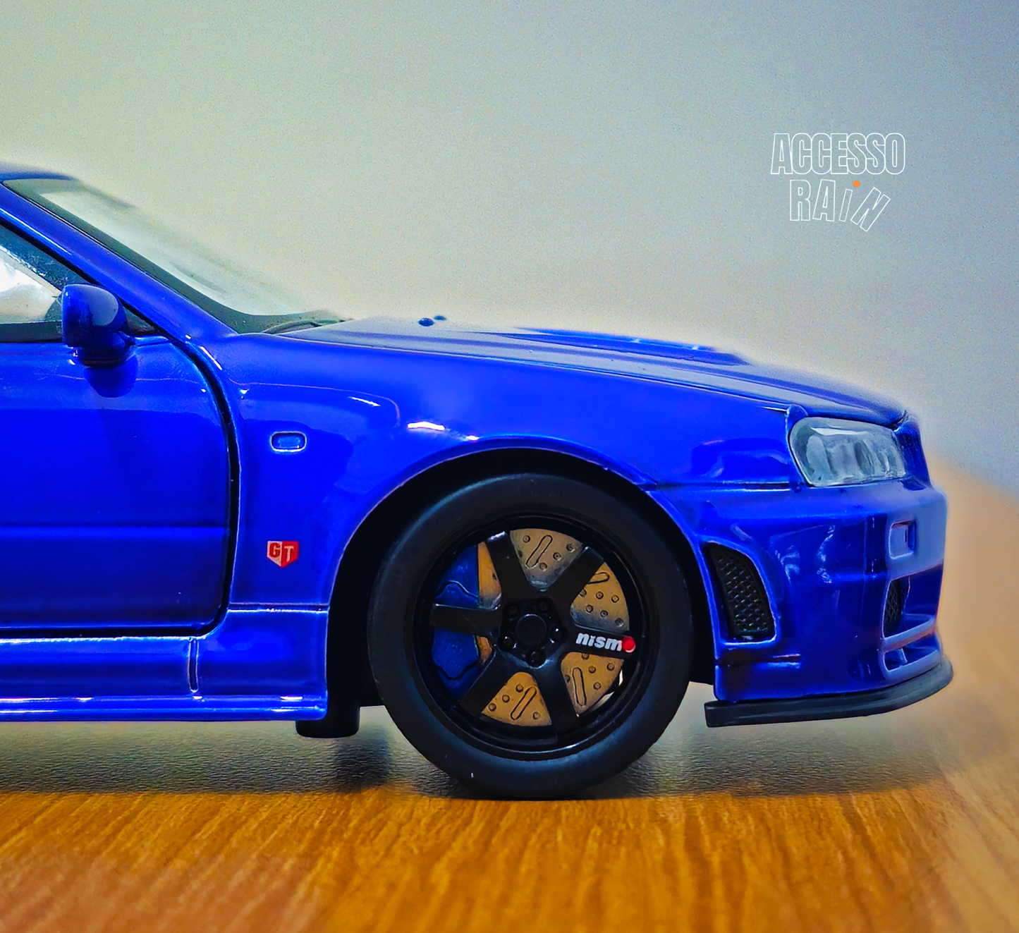 Nissan Skyline GT-R R34 Bayside Blue Diecast 1:32