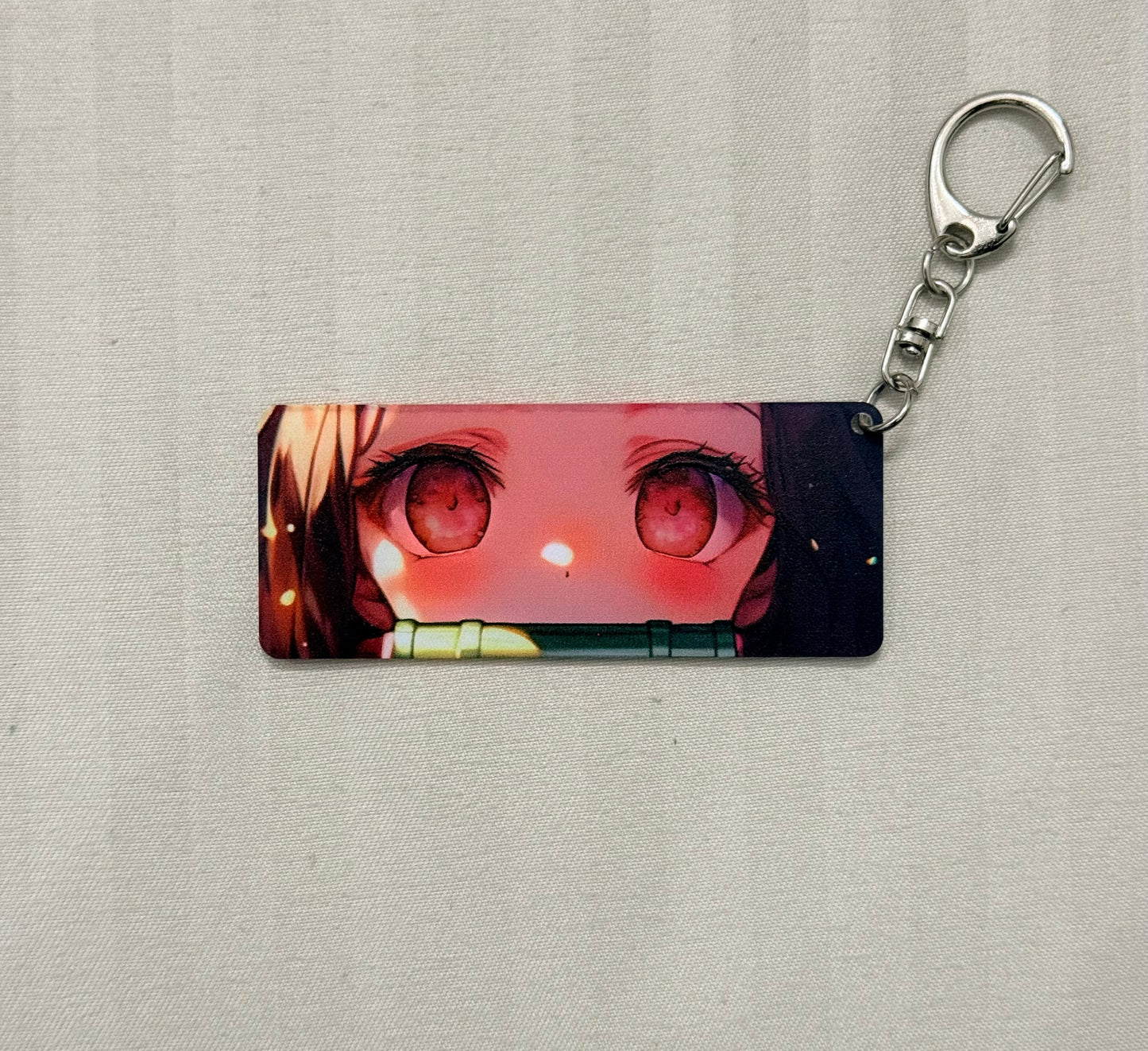 Nezuko Kamado Eyes Flip-Side Acrylic Keychain
