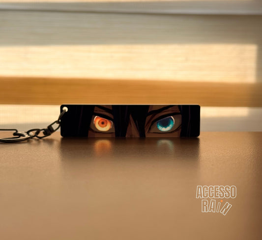 Obanai Iguro Eyes Flip-Side Acrylic Keychain