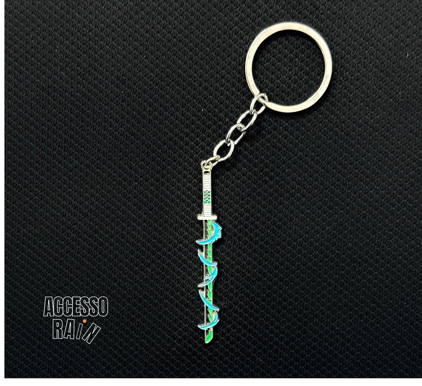 Sanemi Shinazugawa Sword – Premium Anime Metal Keychain