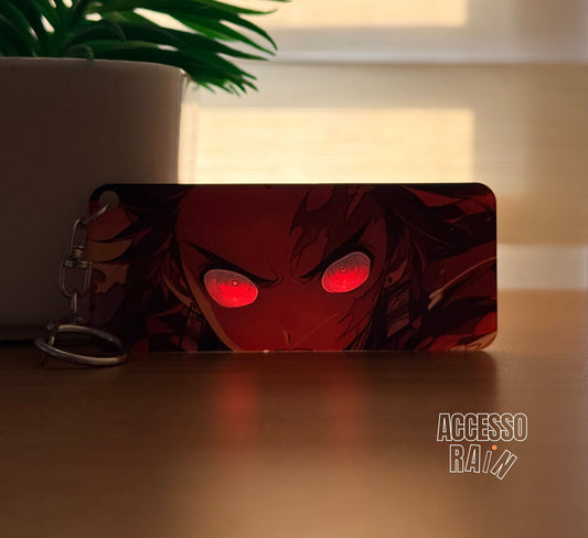 Tanjiro Kamado Eyes Flip-Side Acrylic Keychain