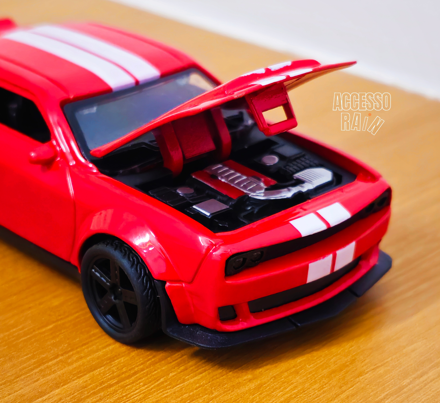 Dodge Challenger SRT Demon Red Diecast 1:36