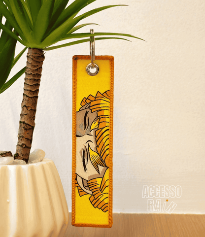 Zenitsu (Type 2) Flip Side Anime Embroidered Keychain (15 cm)