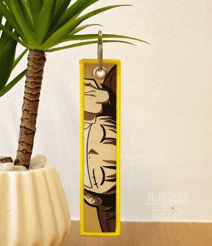 Luffy (Type 3) Flip Side Anime Embroidered Keychain (15 cm)
