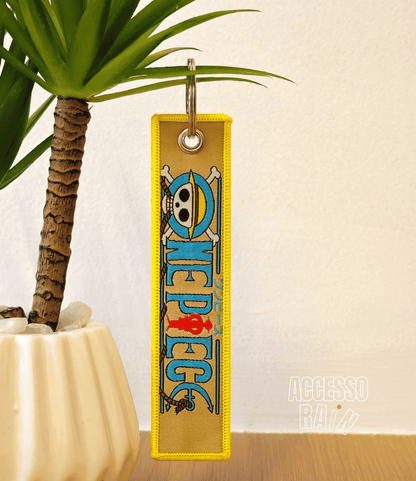 Luffy (Type 3) Flip Side Anime Embroidered Keychain (15 cm)