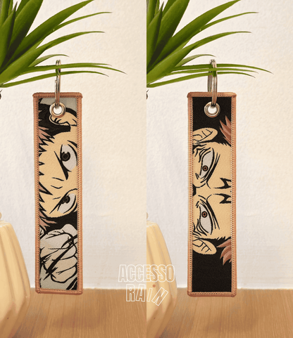 Yuji Itadori (Type 2) Flip Side Anime Embroidered Keychain (15 cm)