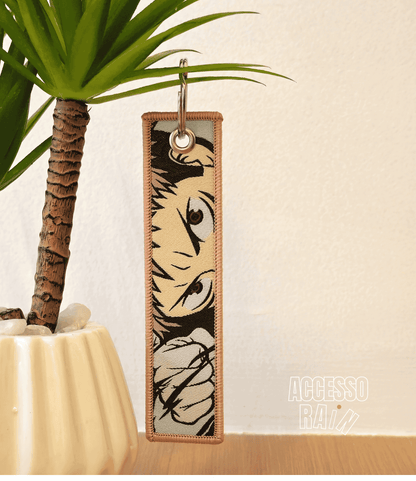 Yuji Itadori (Type 2) Flip Side Anime Embroidered Keychain (15 cm)