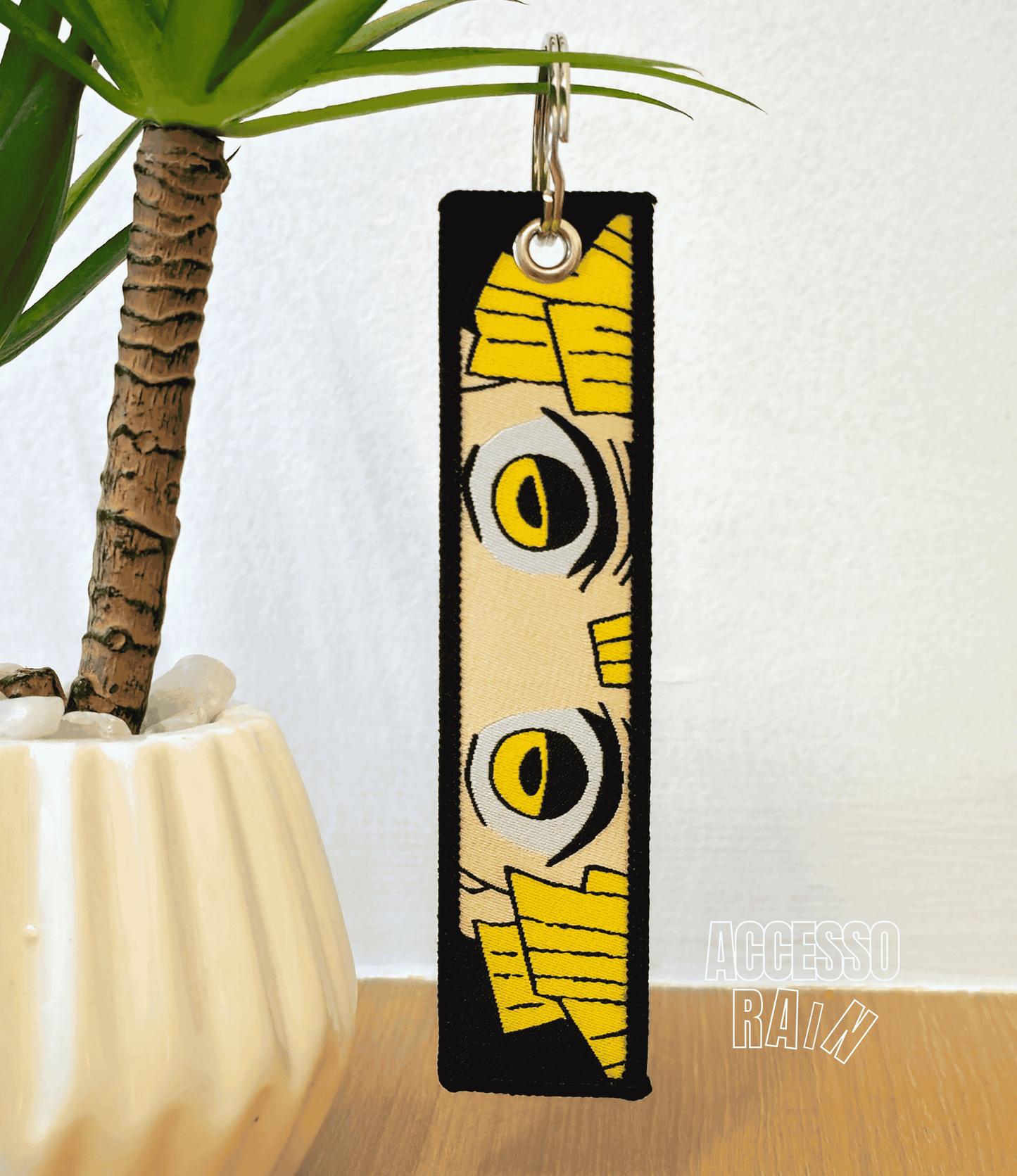 Zenitsu Flip Side Anime Embroidered Keychain (15 cm)