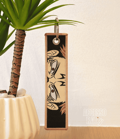 Yuji Itadori (Type 2) Flip Side Anime Embroidered Keychain (15 cm)