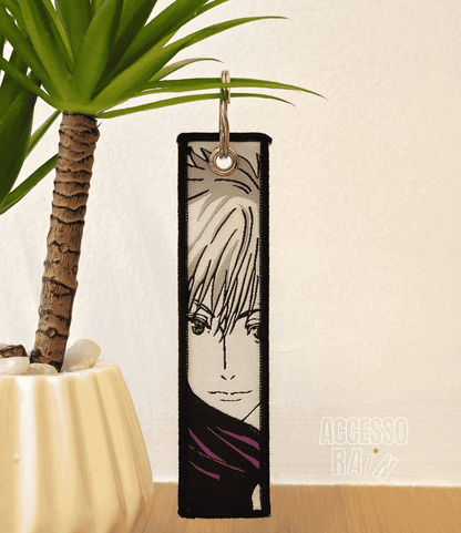 Satoru Gojo Flip Side Anime Embroidered Keychain (15 cm)