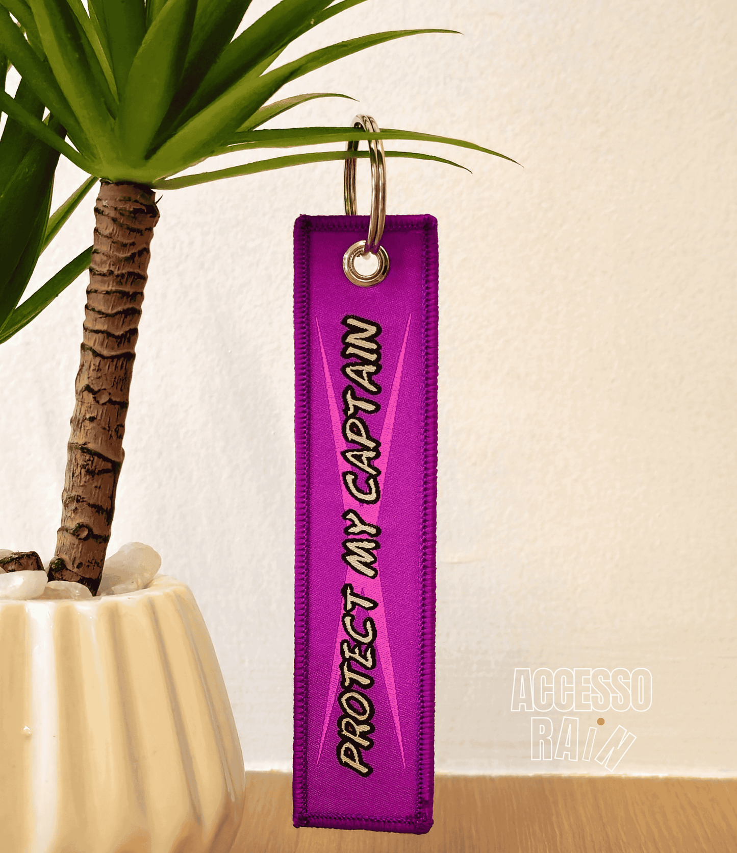 Zoro Flip Side Anime Embroidered Keychain (15 cm)