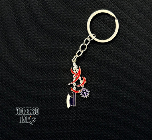 Gyomei Himejima Sword – Premium Anime Metal Keychain