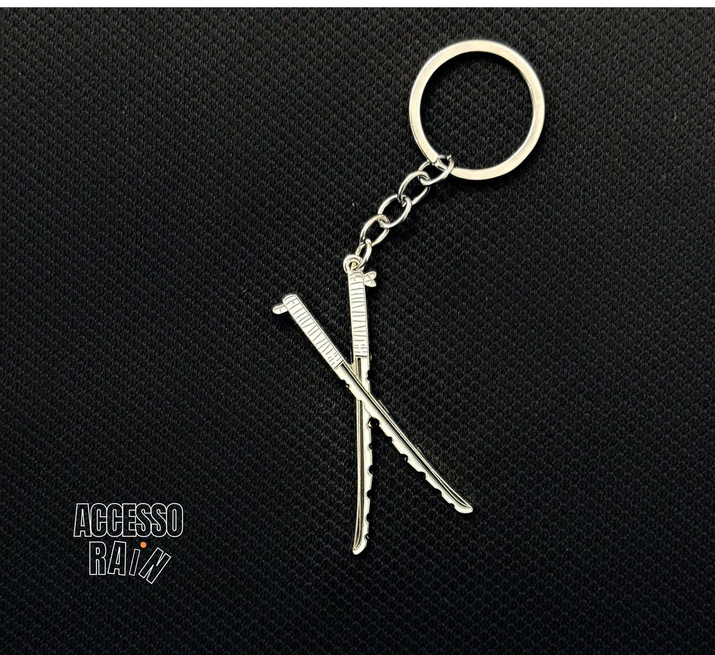 Inosuke Hashibira Sword – Premium Anime Metal Keychain