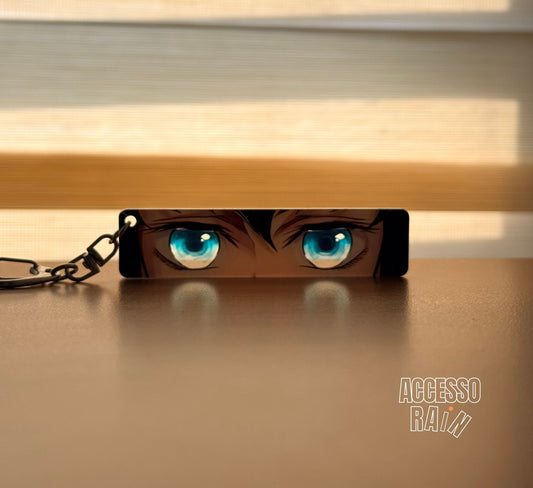 Muichiro Tokito Eyes Flip-Side Acrylic Keychain