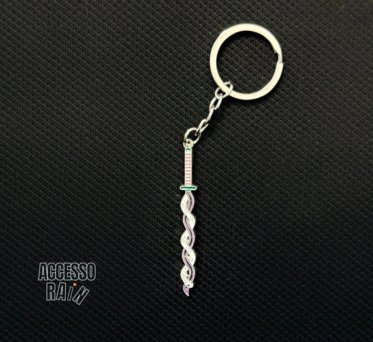 Obanai Iguro Sword – Premium Anime Metal Keychain