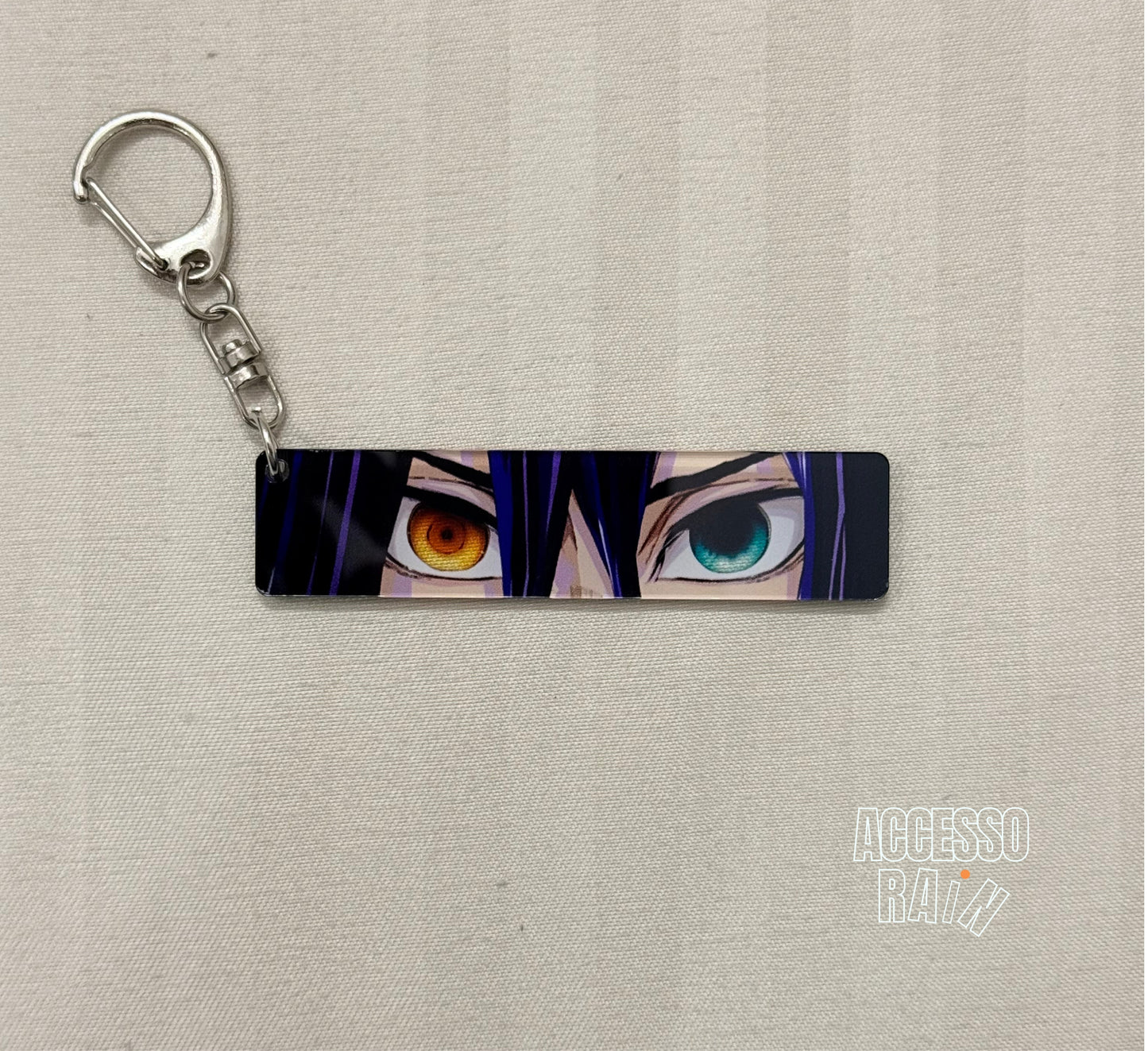 Obanai Iguro Eyes Flip-Side Acrylic Keychain