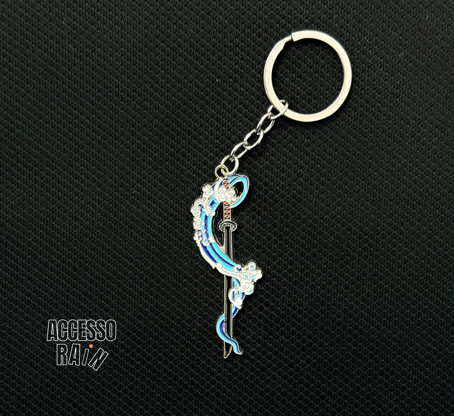 Tanjiro Kamado Sword – Premium Anime Metal Keychain